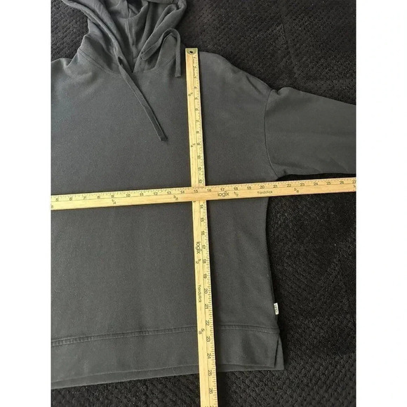 Authentic UGG Women Hoodie Sweatshirt Kyree Micro Terry Black Size: XS Sport - Picture 9 of 14